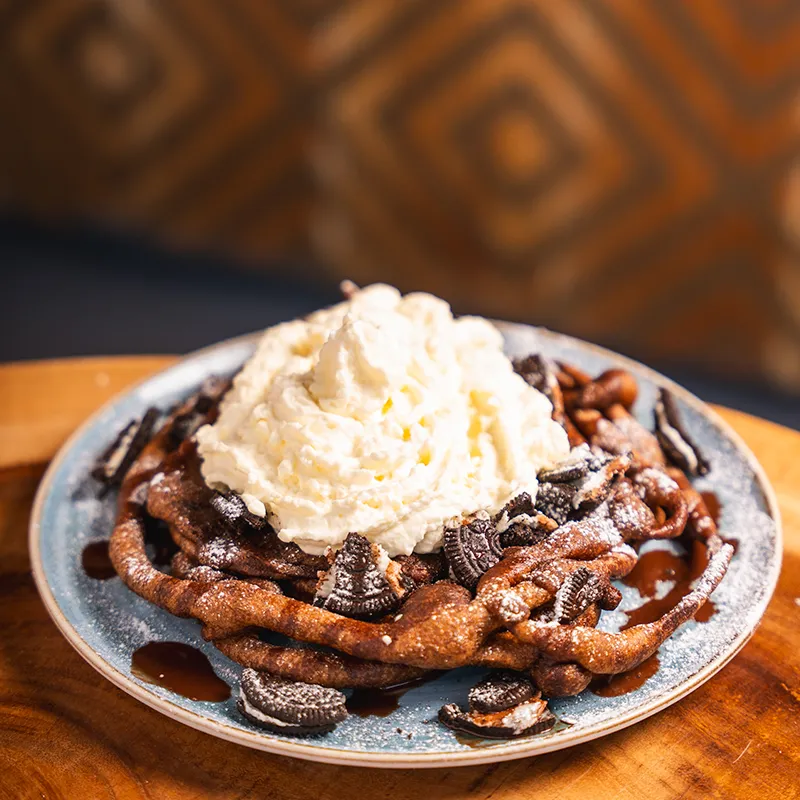 Funnel Cake de Oreo