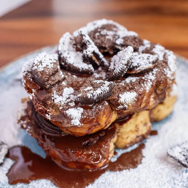 Tostadas de Oreo y Chocolate